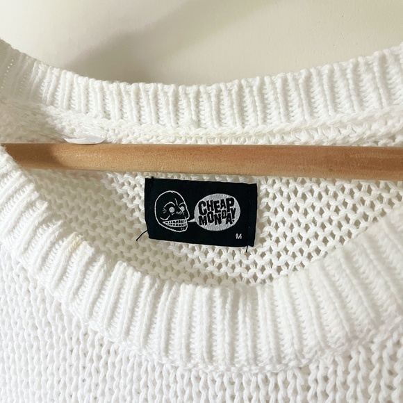 Cheap Monday White Ripley Sweater - Picture 3 of 8